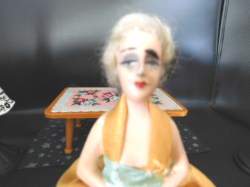 half doll boudoir orange tops